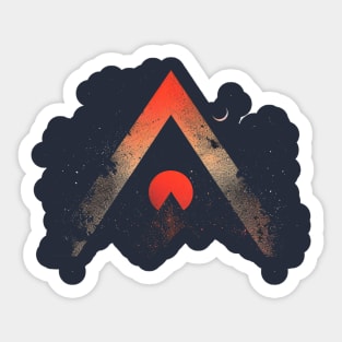 Minimalist star triangle Sticker